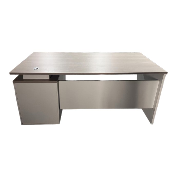 ARMADI ΓΡΑΦΕΙΟ ΕΡΓΑΣΙΑΣ  ΜΕ ΝΤΟΥΛΑΠΙ 180X80X75ΕΚ ΓΚΡΙ-ΛΕΥΚΟ