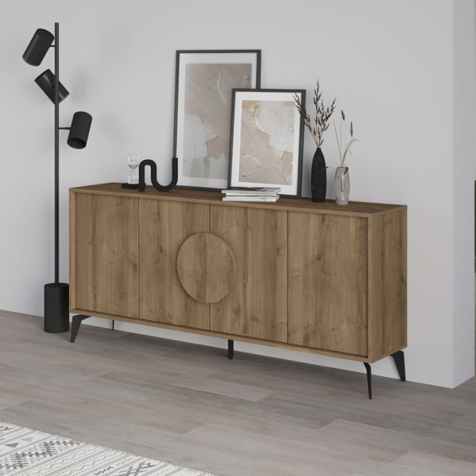 GORA ΜΠΟΥΦΕΣ ΣΕ ΑΠΟΧΡΩΣΗ ΑΝΟΙΧΤΟ ΚΑΡΥΔΙ 180X35.6X82ΕΚ