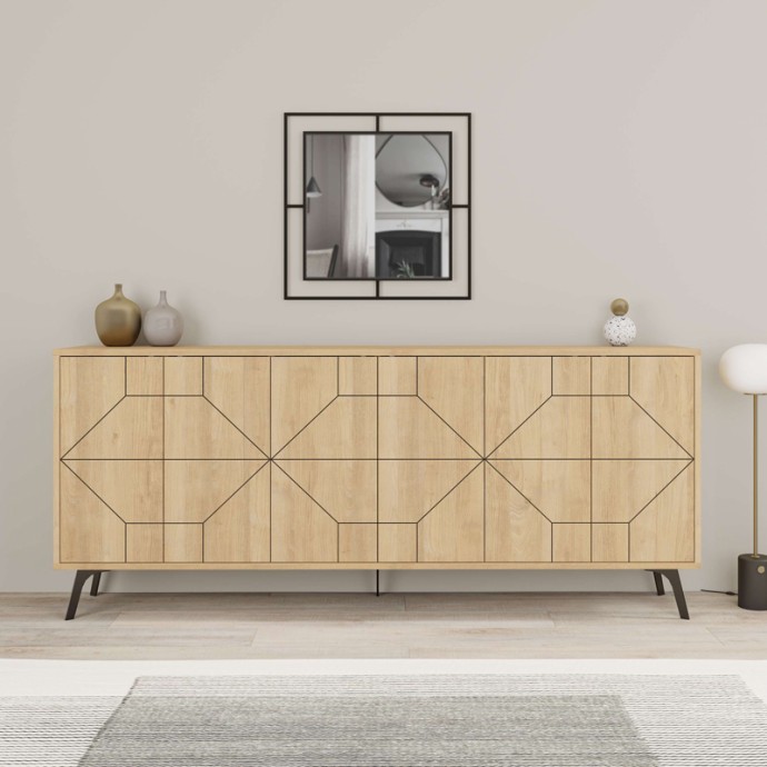 BUFEL ΜΠΟΥΦΕΣ ΣΕ ΦΥΣΙΚΗ ΑΠΟΧΡΩΣΗ 181X35X77.4ΕΚ
