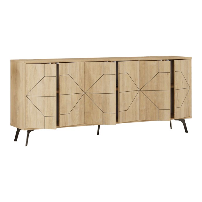 BUFEL ΜΠΟΥΦΕΣ ΣΕ ΦΥΣΙΚΗ ΑΠΟΧΡΩΣΗ 181X35X77.4ΕΚ