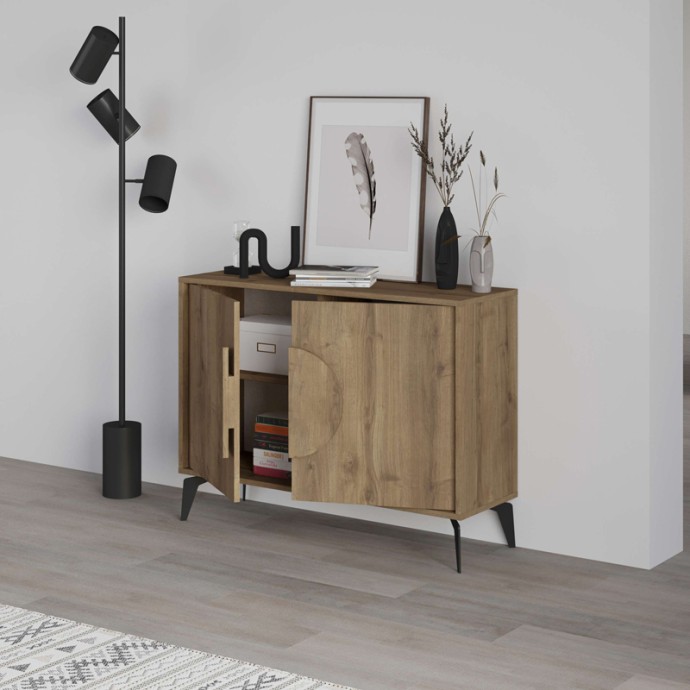 GORA ΜΠΟΥΦΕΣ 110X35.6X82ΕΚ ΑΝΟΙΧΤΟ ΚΑΡΥΔΙ 