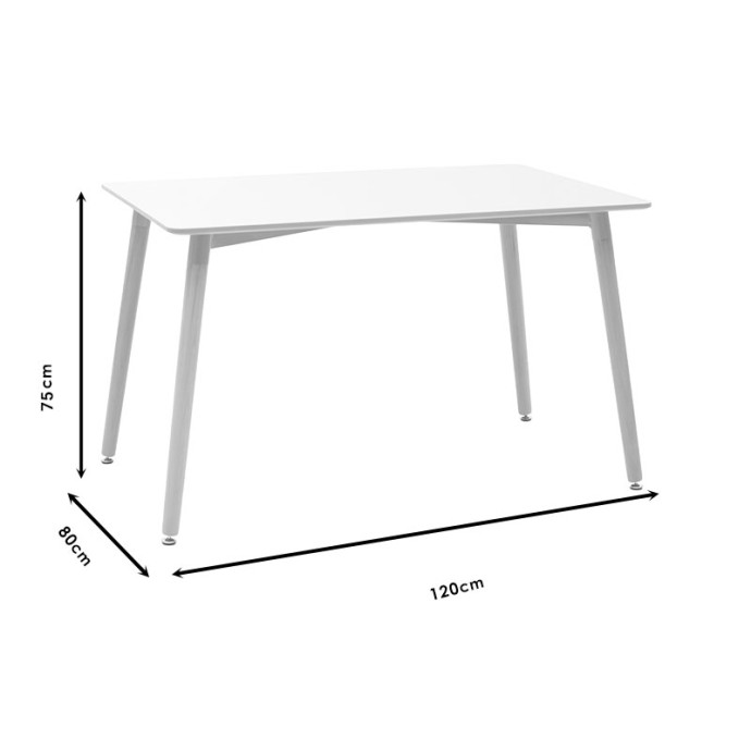 NATALI-GASTON A ΤΡΑΠΕΖΑΡΙΑ ΣΕΤ 5ΤΕΜ 120X80X76ΕΚ MDF ΚΑΙ ΞΥΛΟ ΟΞΙΑΣ ΣΕ ΓΚΡΙ-ΛΕΥΚΗ-ΦΥΣΙΚΗ ΑΠΟΧΡΩΣΗ 