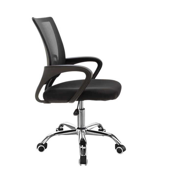 BERTO II ΚΑΡΕΚΛΑ ΓΡΑΦΕΙΟΥ 57.5X54.5X81-91ΕΚ RECLINE ΜΕ ΥΦΑΣΜΑ MESH ΣΕ ΜΑΥΡΗ ΑΠΟΧΡΩΣΗ 