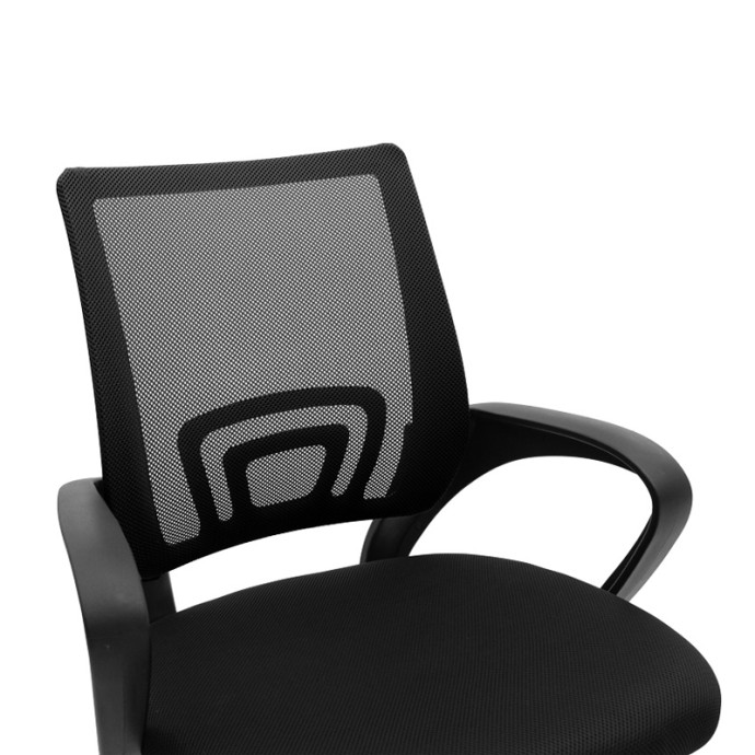  BERTO II ΚΑΡΕΚΛΑ ΓΡΑΦΕΙΟΥ 57.5X54.5X81-91ΕΚ RECLINE ΜΕ ΥΦΑΣΜΑ MESH ΣΕ ΜΑΥΡΗ ΑΠΟΧΡΩΣΗ 