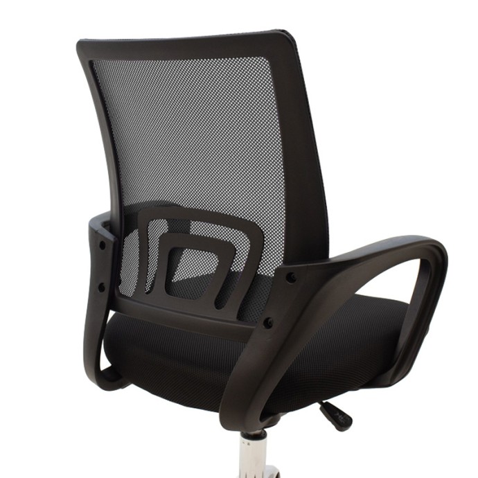  BERTO II ΚΑΡΕΚΛΑ ΓΡΑΦΕΙΟΥ 57.5X54.5X81-91ΕΚ RECLINE ΜΕ ΥΦΑΣΜΑ MESH ΣΕ ΜΑΥΡΗ ΑΠΟΧΡΩΣΗ 
