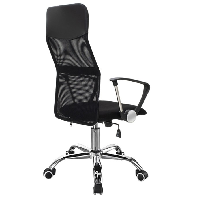 JOEL II ΚΑΡΕΚΛΑ ΓΡΑΦΕΙΟΥ 75X53X115-125ΕΚ ΜΕ ΥΦΑΣΜΑ MESH ΣΕ ΜΑΥΡΗ ΑΠΟΧΡΩΣΗ