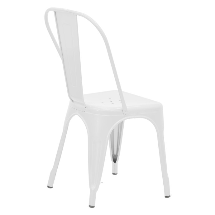 UTOPIA ΚΑΡΕΚΛΑ 44x44x85εκ ΜΕΤΑΛΛΟ ΛΕΥΚΟ 