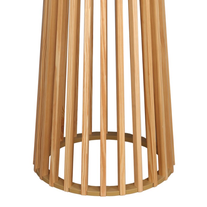 DOMONIC ΤΡΑΠΕΖΙ ΜΠΑΡ Φ60X105ΕΚ MDF ΦΥΣΙΚΟ 