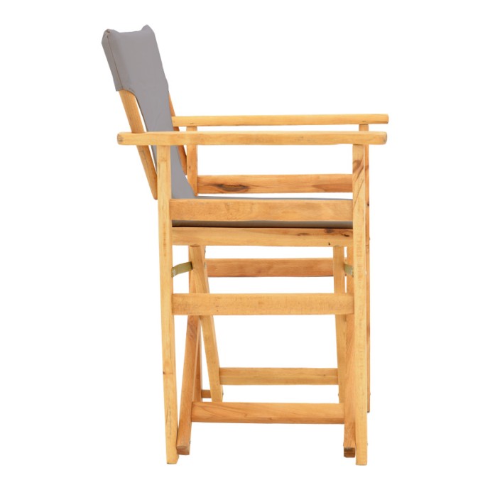 KOMPA ΚΑΡΕΚΛΑ-ΠΟΛΥΘΡΟΝΑ ΣΚΗΝΟΘΕΤΗ 56.5x54x88cm ΜΑΣΙΦ ΞΥΛΟ ΟΞΙΑΣ ΦΥΣΙΚΟ-ΠΑΝΙ NEXUS ΓΚΡΙ