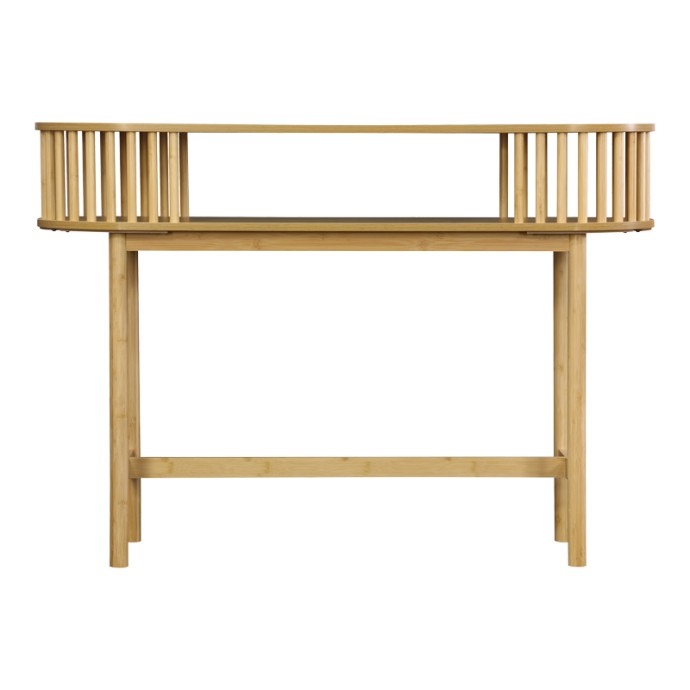 NODIAL ΚΟΝΣΟΛΑ 120X39X85ΕΚ MDF/BAMBOO ΑΠΟΧΡΩΣΗ ΦΥΣΙΚΗ 