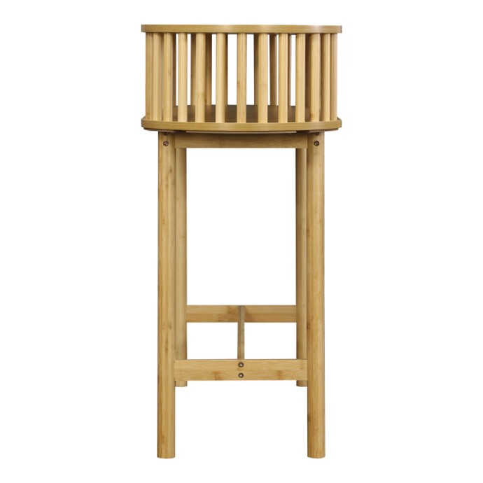 NODIAL ΚΟΝΣΟΛΑ 120X39X85ΕΚ MDF/BAMBOO ΑΠΟΧΡΩΣΗ ΦΥΣΙΚΗ 