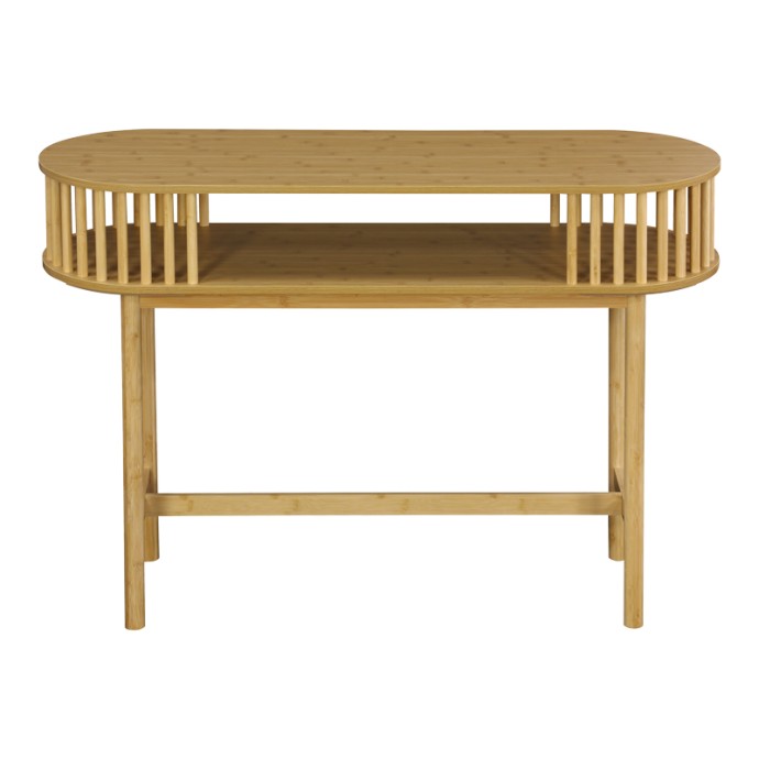 NODIAL ΚΟΝΣΟΛΑ 120X39X85ΕΚ MDF/BAMBOO ΑΠΟΧΡΩΣΗ ΦΥΣΙΚΗ 