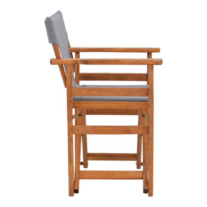 KOMPA ΚΑΡΕΚΛΑ-ΠΟΛΥΘΡΟΝΑ ΣΚΗΝΟΘΕΤΗ 56.5x54xY88cm ΜΑΣΙΦ ΞΥΛΟ ΟΞΙΑΣ ΚΑΡΥΔΙ-ΠΑΝΙ NEXUS ΓΚΡΙ