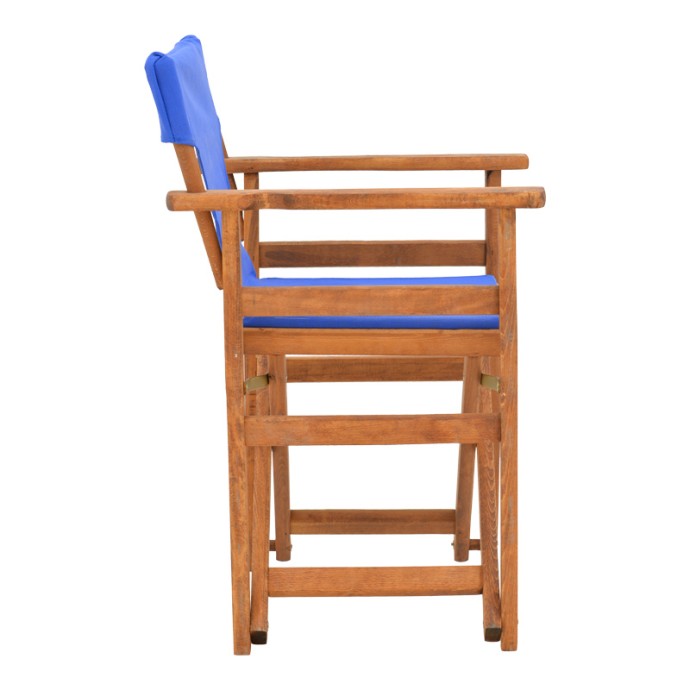KOMPA ΚΑΡΕΚΛΑ-ΠΟΛΥΘΡΟΝΑ ΣΚΗΝΟΘΕΤΗ 56.5x54xY88cm ΜΑΣΙΦ ΞΥΛΟ ΟΞΙΑΣ ΚΑΡΥΔΙ-ΠΑΝΙ ΜΠΛΕ