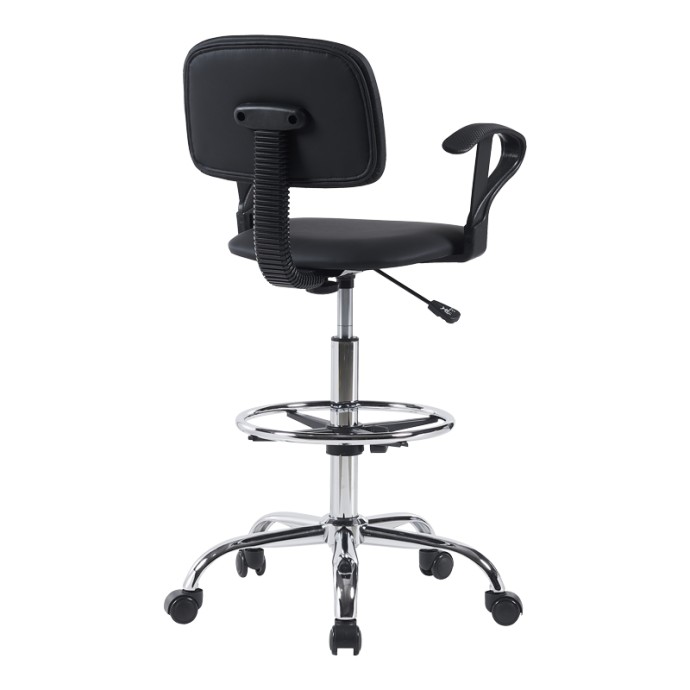  ICINA Ι ΚΑΡΕΚΛΑ ΡΕΣΕΨΙΟΝ 58X54X102-123ΕΚ PU ΜΑΥΡO