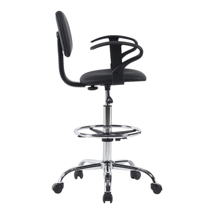  ICINA Ι ΚΑΡΕΚΛΑ ΡΕΣΕΨΙΟΝ 58X54X102-123ΕΚ PU ΜΑΥΡO