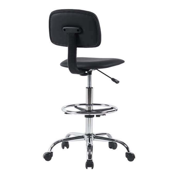 ICINA ΚΑΡΕΚΛΑ ΓΡΑΦΕΙΟΥ 58X54X102-123ΕΚ PU ΜΑΥΡΟ