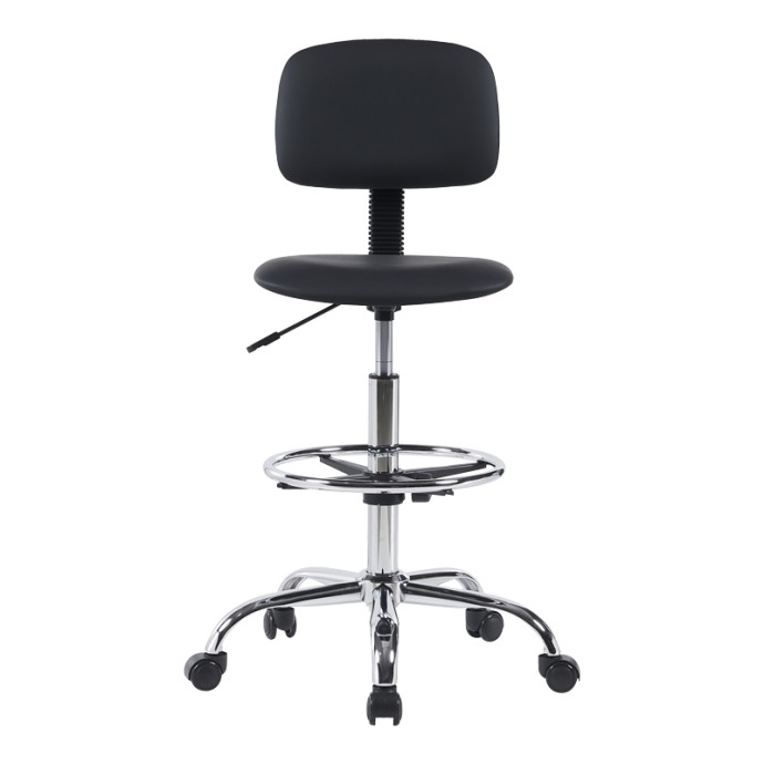 ICINA ΚΑΡΕΚΛΑ ΓΡΑΦΕΙΟΥ 58X54X102-123ΕΚ PU ΜΑΥΡΟ