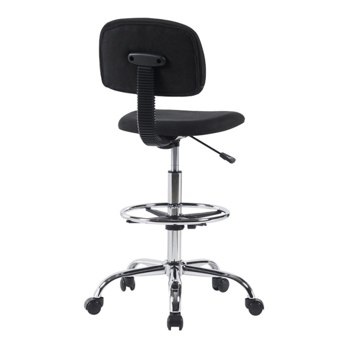  ICINA ΚΑΡΕΚΛΑ ΡΕΣΕΨΙΟΝ 58X54X102-123ΕΚ ΥΦΑΣΜΑ ΜΑΥΡΟ