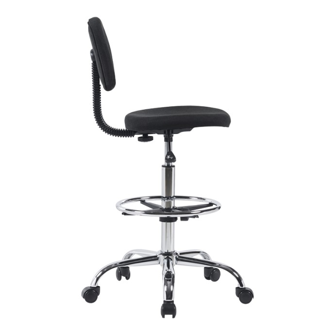 ICINA ΚΑΡΕΚΛΑ ΡΕΣΕΨΙΟΝ 58X54X102-123ΕΚ ΥΦΑΣΜΑ ΜΑΥΡΟ