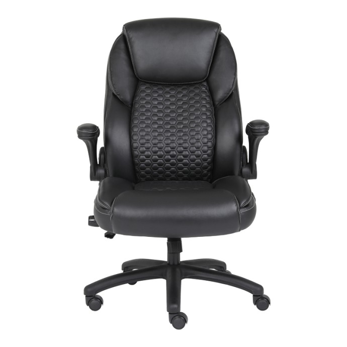 DESAIN ΚΑΡΕΚΛΑ ΓΡΑΦΕΙΟΥ ΔΙΕΥΘΥΝΤΗ 74X73X108-116ΕΚ PU ΜΑΥΡΟ