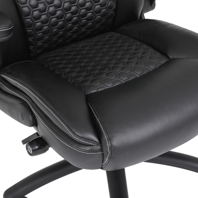 DESAIN ΚΑΡΕΚΛΑ ΓΡΑΦΕΙΟΥ ΔΙΕΥΘΥΝΤΗ 74X73X108-116ΕΚ PU ΜΑΥΡΟ