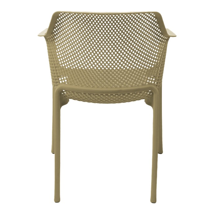 OVIEZ ΠΟΛΥΘΡΟΝΑ PP 59X58X79ΕΚ CAPPUCCINO 