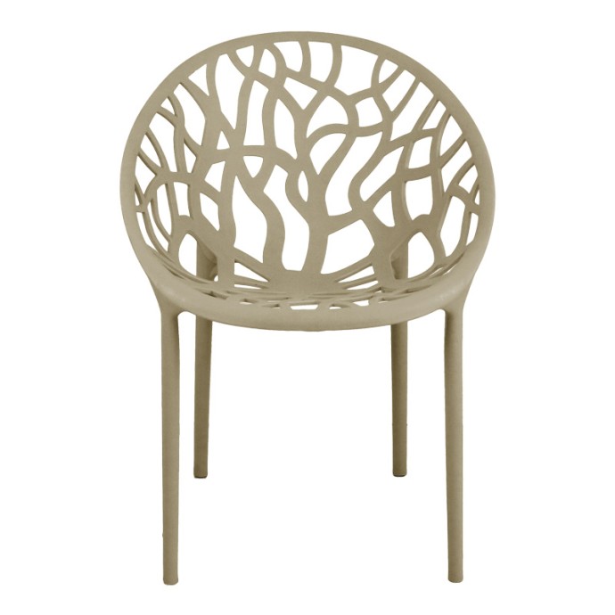 DAREN ΠΟΛΥΘΡΟΝΑ PP 59X60X79,5ΕΚ CAPPUCCINO 