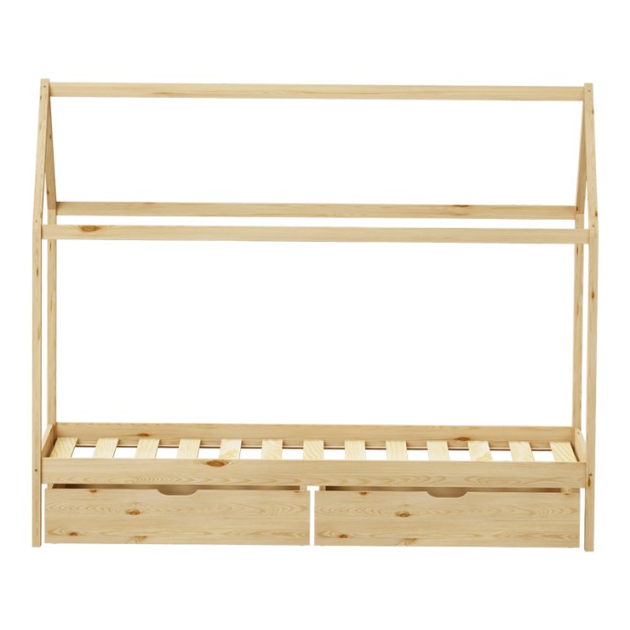 ΠΑΙΔΙΚΟ ΚΡΕΒΑΤΙ MELLIN Τ.MONTESSORI ΜΕ 2 ΣΥΡΤΑΡΙΑ ΞΥΛΟ ΠΕΥΚΟΥ ΣΕ ΦΥΣΙΚΗ ΑΠΟΧΡΩΣΗ 90X190ΕΚ