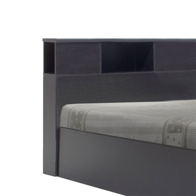 OLYMPUS ΚΡΕΒΑΤΙ ΗΜΙΔΙΠΛΟ (ΓΙΑ ΣΤΡΩΜΑ 120X200ΕΚ) WENGE 