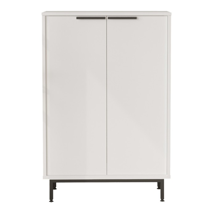 KINGA ΠΑΠΟΥΤΣΟΘΗΚΗ 5ΡΑΦΙΩΝ 72X35.5X105.6ΕΚ ΛΕΥΚΗ 