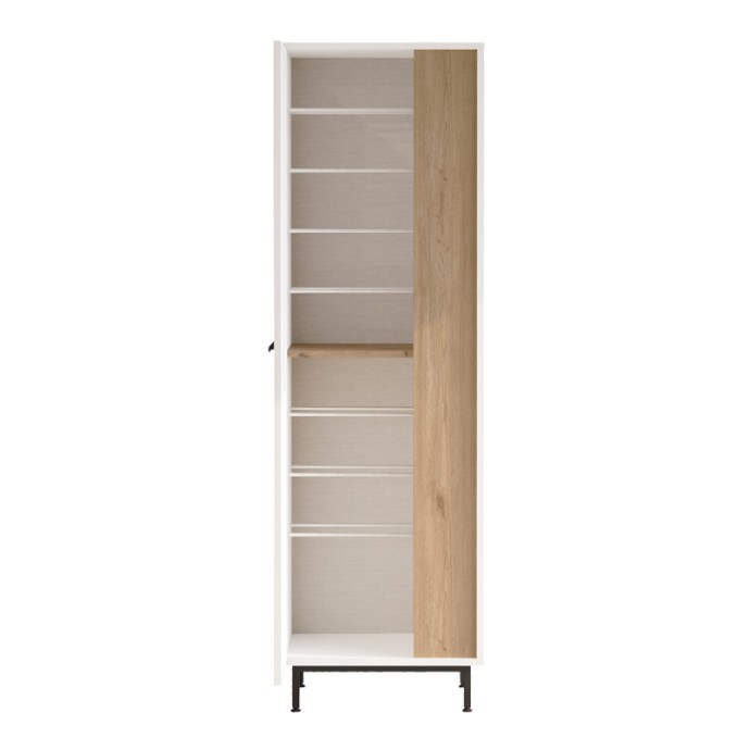 SCARPIERA ΠΑΠΟΥΤΣΟΘΗΚΗ 9ΘΕΣΕΩΝ 57.2X35.5X185.6ΕΚ ΦΥΣΙΚΟ-ΛΕΥΚΟ 