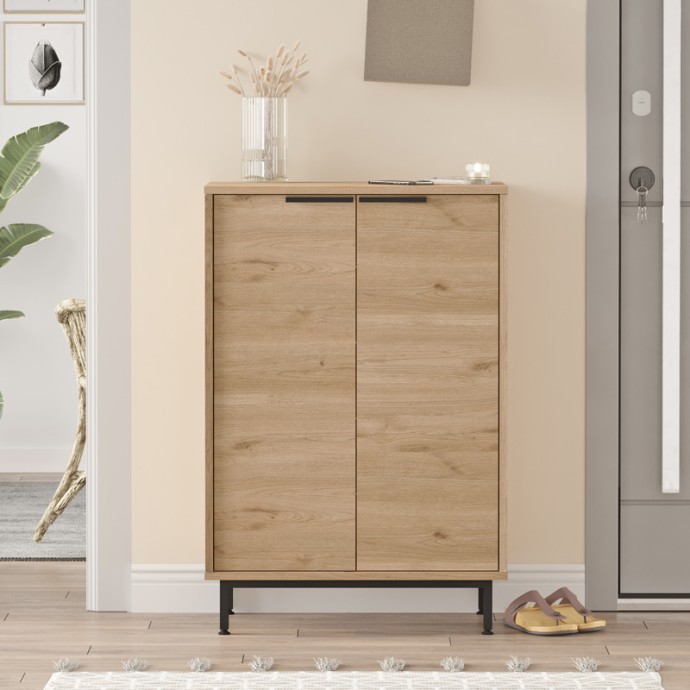 KINGA ΠΑΠΟΥΤΣΟΘΗΚΗ 5ΡΑΦΙΩΝ 72X35.5X105.6ΕΚ ΦΥΣΙΚΟ
