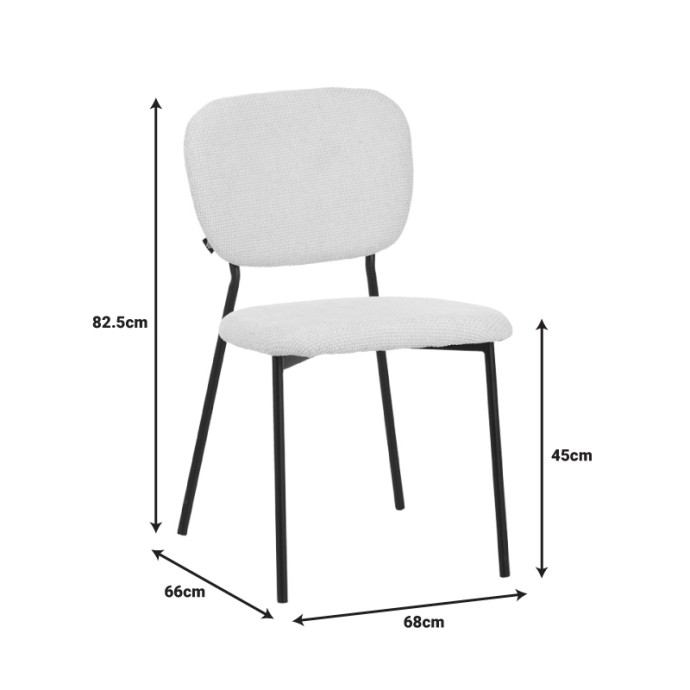 CATHAIR ΚΑΡΕΚΛΑ 68X66X82.5ΕΚ ΜΠΟΥΚΛΕ ΥΦΑΣΜΑ ΣΕ ΜΠΕΖ ΑΠΟΧΡΩΣΗ ΜΕ ΜΑΥΡΑ ΜΕΤΑΛΛΙΚΑ ΠΟΔΙΑ 