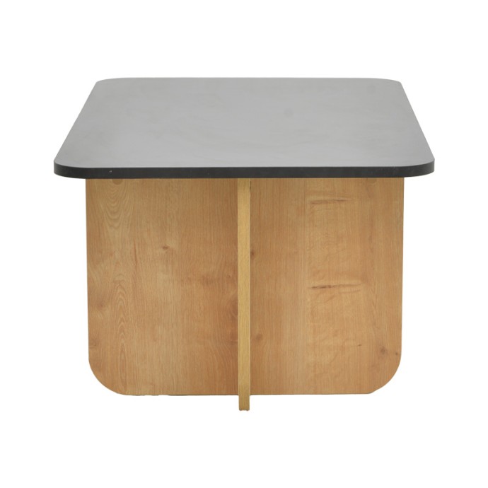 BECA ΤΡΑΠΕΖΙ ΣΑΛΟΝΙΟΥ 100X60X42ΕΚ OAK-ΜΑΥΡΟ 