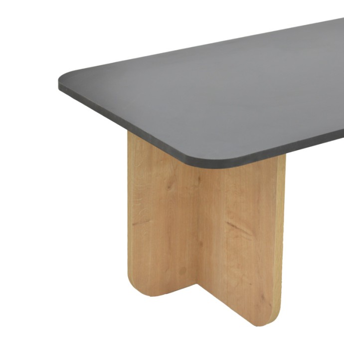 BECA ΤΡΑΠΕΖΙ ΣΑΛΟΝΙΟΥ 100X60X42ΕΚ OAK-ΜΑΥΡΟ 