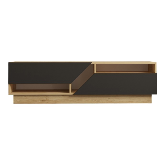 COGO ΕΠΙΠΛΟ ΤΗΛΕΟΡΑΣΗΣ 160X40X45ΕΚ OAK- ΑΝΘΡΑΚΙ 