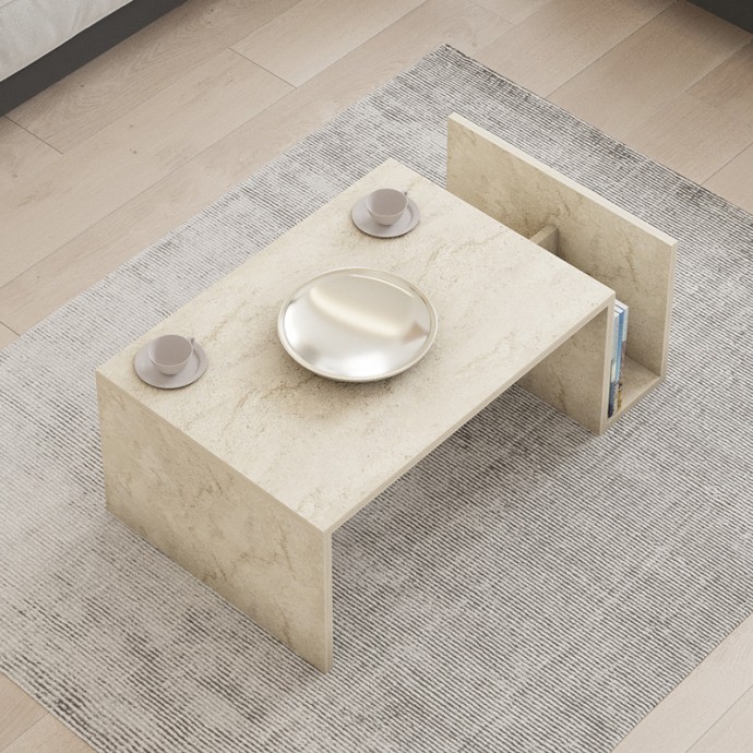 POKO ΤΡΑΠΕΖΙ ΣΑΛΟΝΙΟΥ ΣΕ ΟΨΗ ΤΡΑΒΕΡΤΙΝΑΣ 86.8X50X32,4ΕΚ