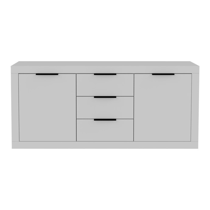 DOHA ΜΠΟΥΦΕΣ ΣΕ ΛΕΥΚΗ ΑΠΟΧΡΩΣΗ 180X45X80.5ΕΚ