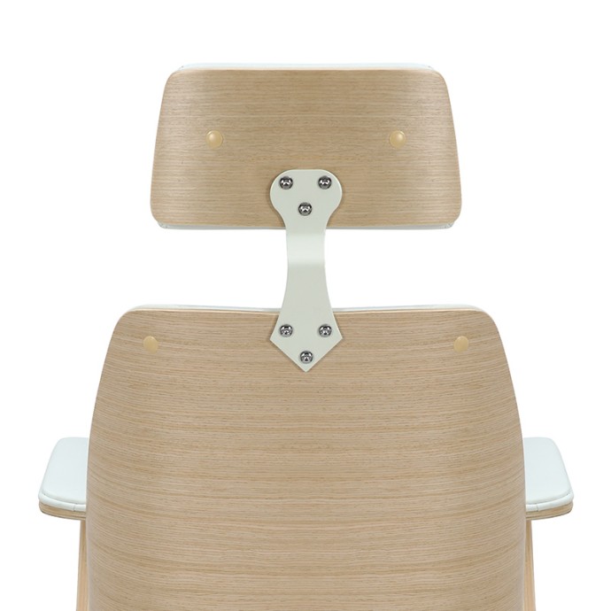 FERN ΚΑΡΕΚΛΑ ΓΡΑΦΕΙΟΥ ΔΙΕΥΘΥΝΤΗ PU ΛΕΥΚΟ-PLYWOOD ΦΥΣΙΚΟ