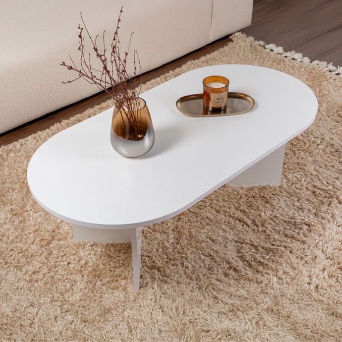 ΤΡΑΠΕΖΙ ΣΑΛΟΝΙΟΥ TABLETOD 119X60X40ΕΚ ΣΕ ΛΕΥΚΗ ΑΠΟΧΡΩΣΗ 