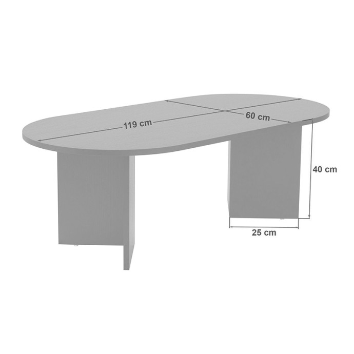 TABLETOD ΤΡΑΠΕΖΙ ΣΑΛΟΝΙΟΥ ΣΕ ΚΑΡΥΔΙ ΑΠΟΧΡΩΣΗ 119X60X40cm