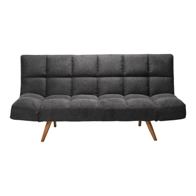 FREDDO ΚΑΝΑΠΕΣ - ΚΡΕΒΑΤΙ 3ΘΕΣΙΟΣ 181X81X86ΕΚ ΥΦΑΣΜΑ ΑΝΘΡΑΚΙ 