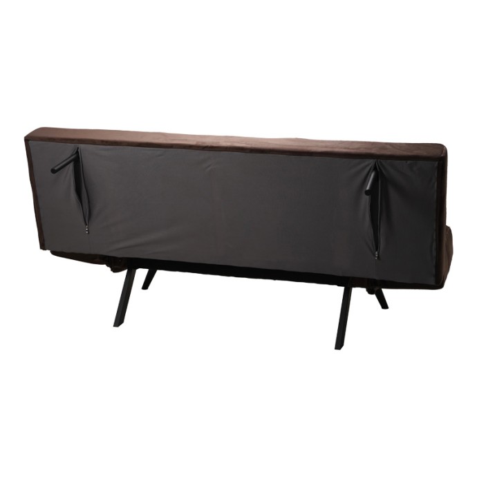 FREDDO ΚΑΝΑΠΕΣ - ΚΡΕΒΑΤΙ 3ΘΕΣΙΟΣ 181X81X86ΕΚ ΒΕΛΟΥΔΟ ΚΑΦΕ 