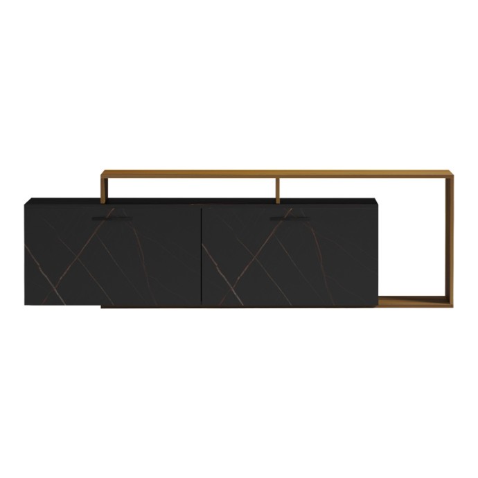 TOBLER ΕΠΙΠΛΟ ΤΗΛΕΟΡΑΣΗΣ 170X40X53ΕΚ ΚΑΡΥΔΙ ΑΠΟΧΡΩΣΗ ΜΕ ΜΑΥΡΟ ΜΑΡΜΑΡΟΥ 