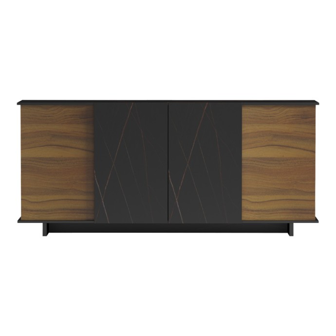 ZAFORE  ΜΠΟΥΦΕΣ 180X45X80ΕΚ ΚΑΡΥΔΙ ΑΠΟΧΡΩΣΗ ΜΕ ΜΑΥΡΟ ΜΑΡΜΑΡΟΥ 