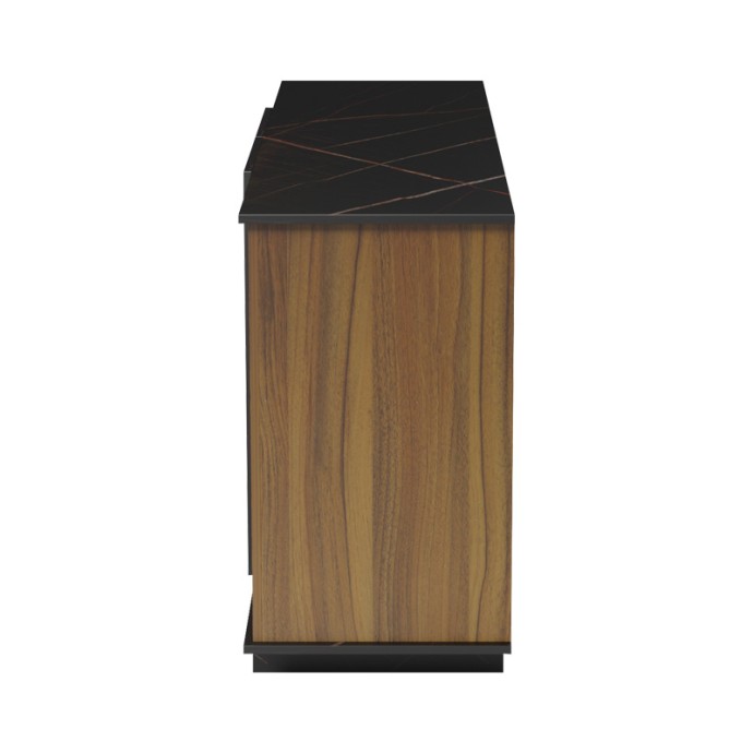ZAFORE  ΜΠΟΥΦΕΣ 180X45X80ΕΚ ΚΑΡΥΔΙ ΑΠΟΧΡΩΣΗ ΜΕ ΜΑΥΡΟ ΜΑΡΜΑΡΟΥ 