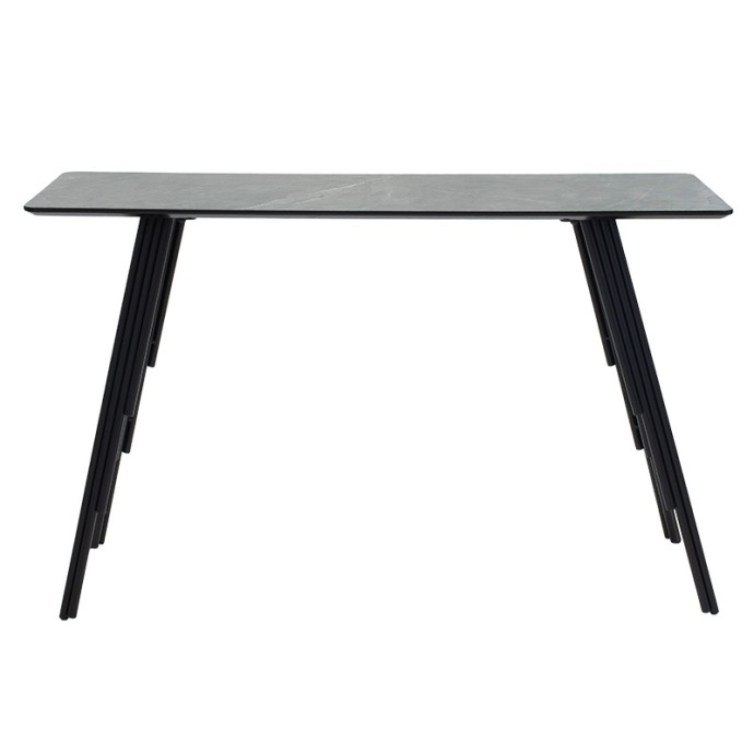 LIFO ΚΟΝΣΟΛΑ MDF ΑΝΘΡΑΚΙ CEMENT-ΜΑΥΡΟ 120x40x75cm