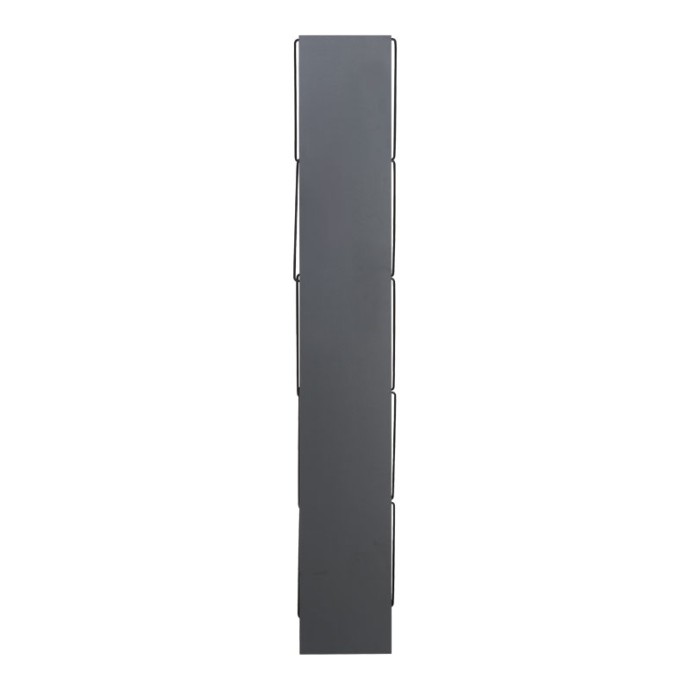 MINI TARS ΒΙΒΛΙΟΘΗΚΗ ΑΝΘΡΑΚΙ-ΜΑΥΡΟ 50x22x150cm