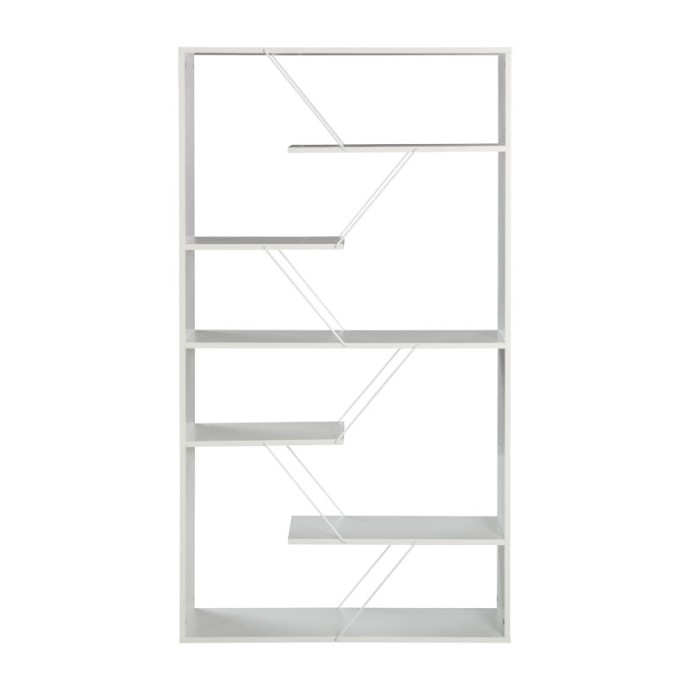 TARS ΒΙΒΛΙΟΘΗΚΗ ΛΕΥΚΟ 84x24x157cm